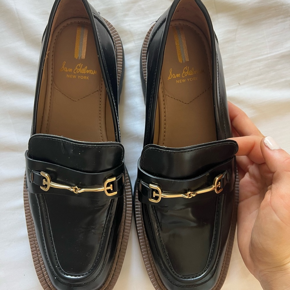 Sam Edelman Laurs Lug Sole Loafer in Black